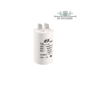 Condensatore elettrico 16uf 500v universale