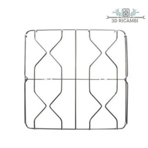 Griglia in filo cromato ed acciaio inox per piano cottura fratelli onofri a 4 fuochi 465✖️456 f4004