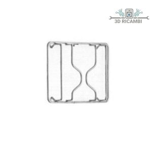 Griglia in filo cromato ed acciaio inox per piano cottura indesit ariston a 1 fuoco 230✖️172 f2604
