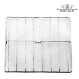 Griglia in filo cromato ed acciaio inox per piano cottura smeg a 4 fuochi 424✖️275 f5301