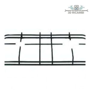 Griglia piattina piano cottura nardi a 2 fuochi 454✖️245 p3653