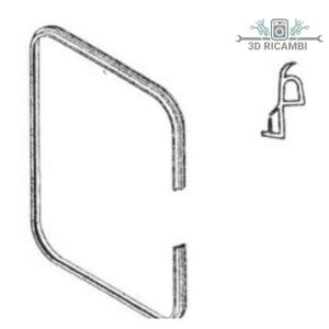Guarnizione per forno cucina franke lunghezza 1210 mm a1550