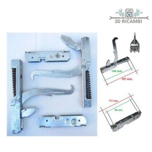 Kit 2 cerniere + controcerniere portarulli forno lofra kcf3295