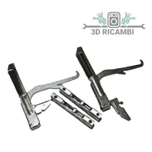 Kit 2 cerniere + portarulli per porta forno ilve kcf2691