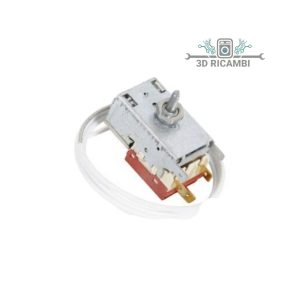 Termostato per frigorifero ariston indesit c00038656 a 2 contatti con bulbo 650mm