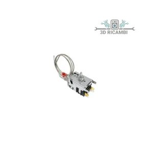 Termostato per frigorifero ariston indesit c00143403 a 2 contatti con bulbo da 700mm