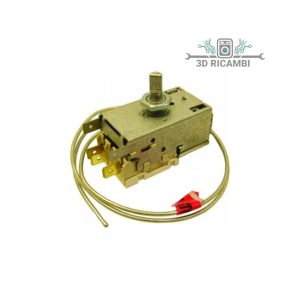 Termostato per frigorifero indesit ariston c00143426 a 3 contatti con bulbo di 650mm