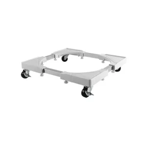 Carrello 50x70 cm bianco per lavatrice/elettrodomestici (max 200kg): robusto e pratico per spostamenti facili e sicuri.