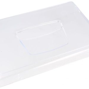 C00283886 482000023215 Frontale cassetto verdure 240×160 mm trasparente Indesit