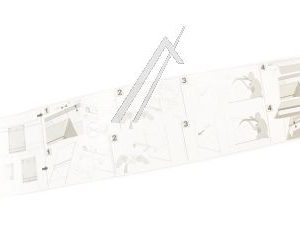 140030693059 Piastra di copertura in alluminio per lavastoviglie Rexelectrolux