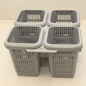 691410591 Cestello portaposate grigio Smeg