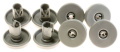 50286965004 Kit ruote per cestello inferiore grigio scuro 8 pz. Rexelectrolux