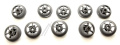 Set ruote per cesto inferiore 10 pz compatibile con BEKO/GRUNDIG/ARCELIK