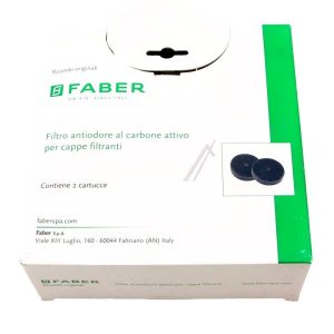 F8 112.0157.240 Kit 2 filtri a carbone FABER/ARISTON 1120157240