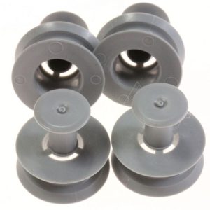 C00312273 481252888113 Kit 4 ruote per cestello lavastoviglie Whirlpool