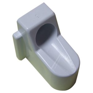C00059845 482000022659 Cerniera frontale bianca perno 8 mm Hotpointariston