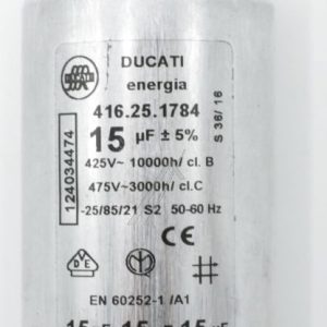 1240344745 Condensatore 15 µF con fascetta Electrolux