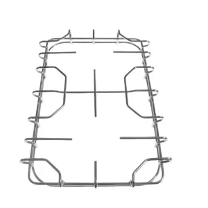 star griglia per cucina a gas colore inox 2 fuochi cm 34 x 22,5 f5514 1pz